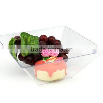 plastic crystal single use plastic bowl