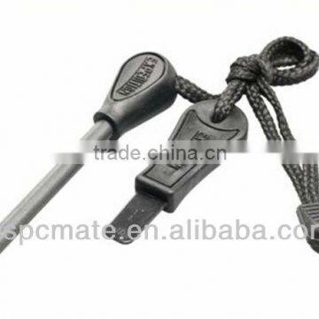 2013 the latest flint block fire starter with knife&ruler for outdoor fire making