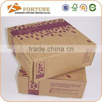 Wholesale Corrugated Carton Box Kraft Packaging Box Custom Logo