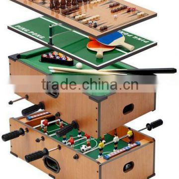 5 in 1 Game Set including Soocer table,Pool table,table tennis ,chess and backgammon