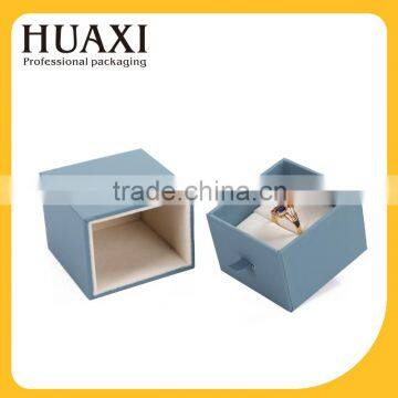 custom made cardboard jewelry box, rings packaging box