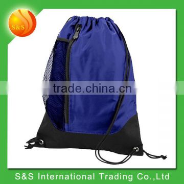 Promotional Polyester Drawstring Custom Wholesale Gym Bag