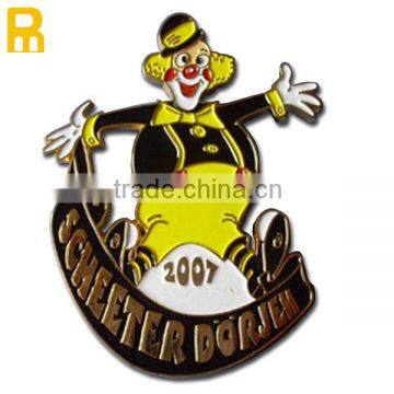 Factory make custom shape metal pin badges