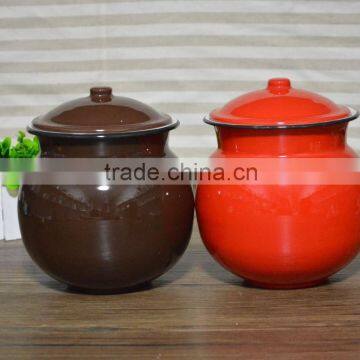 Pantone color enamel cooking pot, flower pot,tea pot