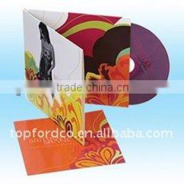 cd dvd disc copy duplication printing with cardboard sleeve