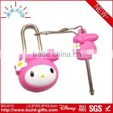 pink pig shape mini lock/fashion mini lock