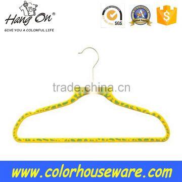 Leopard Velvet Clothes Hanger/flocked Hanger photo-3