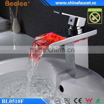 Beelee LED Faucet, Bathroom Waterfall Basin Mixer Tap photo-4