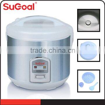 1.8L Automatic Switchover Stainless Steel outers shell Electric Rice Cooker