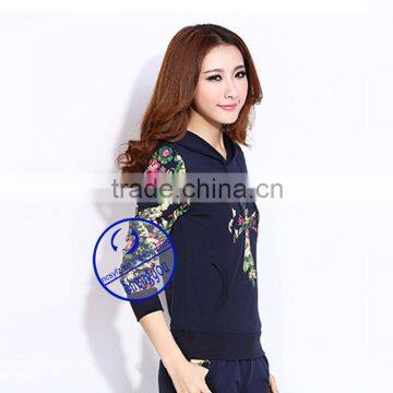 2015 Custom Wholesale Women Pullover Sweatshirts Hoodie