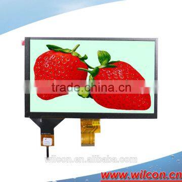 8inch 500nits 1024*600 lvds interface high brightness capacitive touch screen lcd with CTP