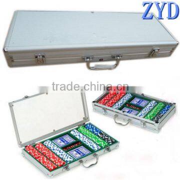 Aluminum case custom metal poker chip case