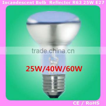 R63 25W40W60W E27 incandescent lamp reflector bulb