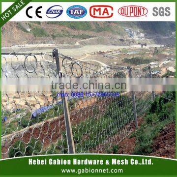 SNS flexible slope protection wire mesh with diamond shape