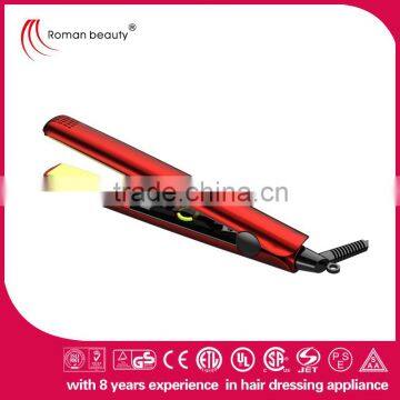 2014 hair straightener with car plug water transfer coating hair straightener iron mini hair straightener