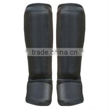 Artificial Leather Shin Guards JEI-3557 N