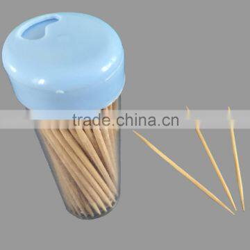 Wooden round 100pcs toothpicks,one point or two point