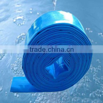 4 inch pvc irrigation lay flat stretch hose pipe