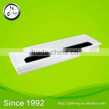 22 years old history aluminium alloy square table hole cover desk line box (CG1411)