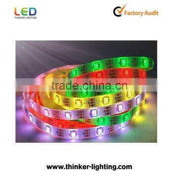 Advertising lamp WS2812B led strips IC chip programmable led digital flexible strip with 5v built in 60LED/M smd 5050 blue