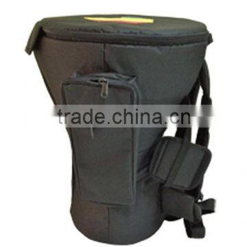 African Djembe Drums Gig Bags Pro Nylon Black With African Map photo-2