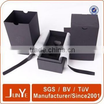 UV logo black perfume box with EVA insert and tissue paper                        
                                                Quality Choice