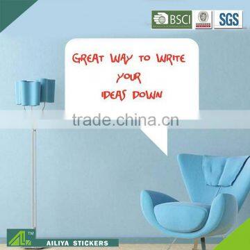 Most Popular fashionable self adhesive whiteboard film sticker