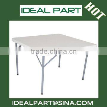 Square folding table (HDPE,blow mold, plastic table IDEALF88)