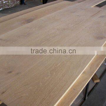 Wide Plank Unfinished Oak Wood Engineered Flooring 260mm photo-2