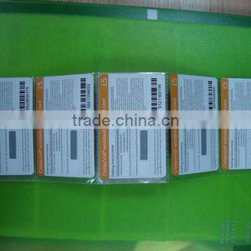Prepaid Scratch Card Printing,scratch Card for Mobile Phones