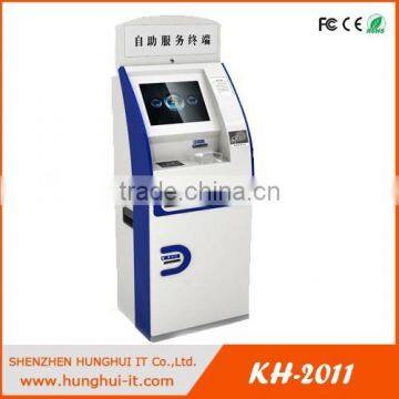 touch screen bank credit card vending machine