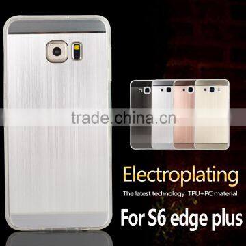 Hot selling design Electroplating tpu case for samsung galaxy s6 edge plus case                        
                                                                                Supplier's Choice