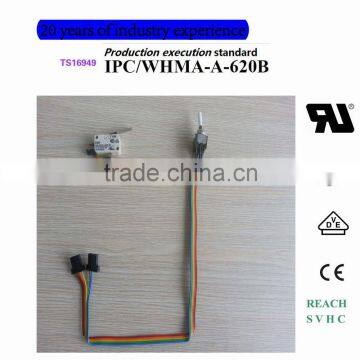 Micro switch+ Toggle switch (solder +assembly)wiring harness