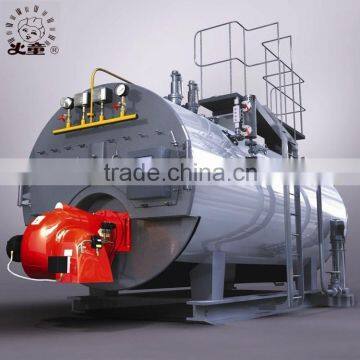 Oil fired steam boiler