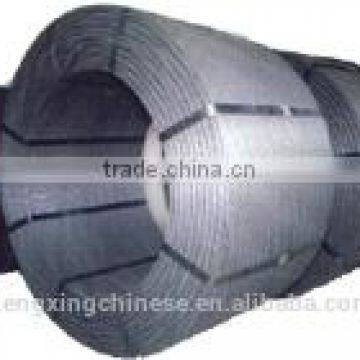 12.7mm High tensile strength low relaxation galvanized PC strand
