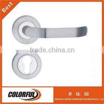 solid Zinc alloy die cast Glossy chrome pull handle