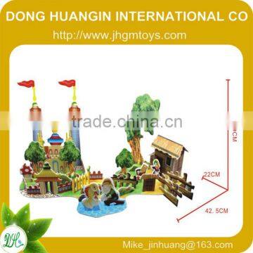 New design world architecture 3d puzzle