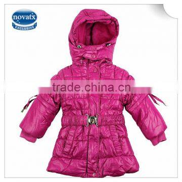 (F4509) 2-6y three colors down clothing branded nova kids down coats children clothes' cold winter coats hoody kids down wear