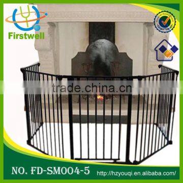 Foldable metal baby playpen safety gate/baby gates