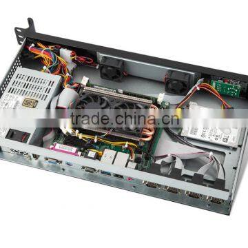 1U 19 Inch Enhanced Industrial Embedded Chassis With Qual Core Intel I5-4950 3.3G 4G/Hitachi 500G 300 Watts Heat Pipe Cooling photo-5