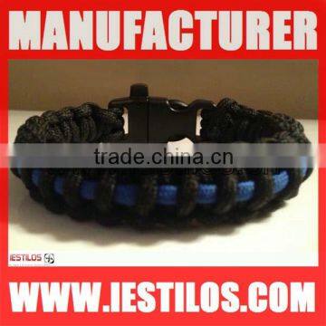 whistle army paracord survival bracelet wholesale