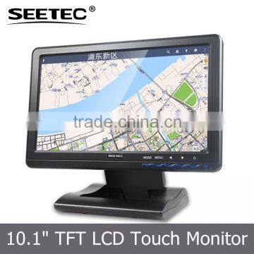 10.1 inch tft touchscreen stand along bracket mounting cctv lcd monitor with hdmi input