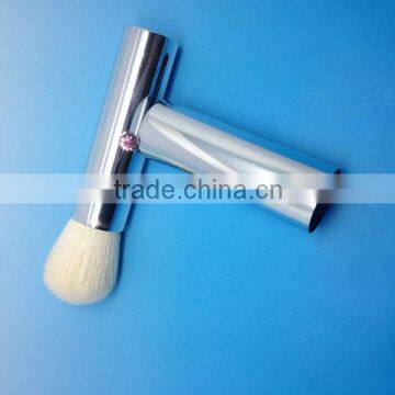 retractable powder brush refill,good quality goat hair makeup