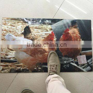Esschert Design Animal shape farming feeling Print rubber door mat