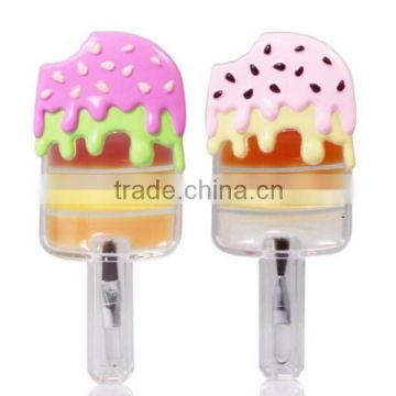 custom icecream empty lipstick case/cartoon lipstick container/oem lipstick packaging