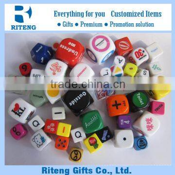 Promotion Game Needed Different Size Large Custom Made Dice