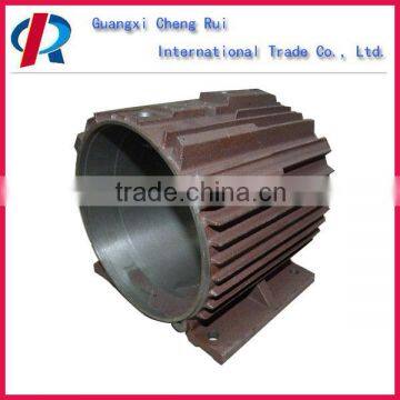 customized sand casting cast iron motor frame in mechanical parts&fabrication services