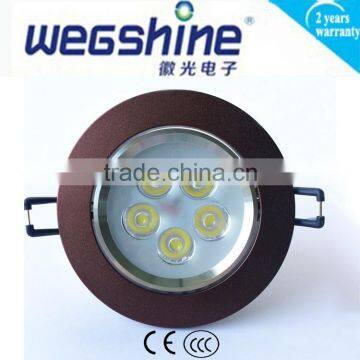 LED Ceiling Light wegshine rgbaw led par light warm white cob led 5w par years warranty cob led downlight