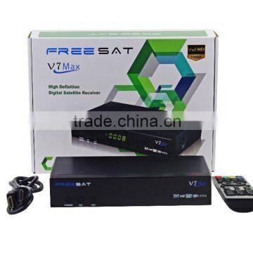 Stocks for 2016 newest Freesat V7 Max with RF,Powervu, bisskey full hd DVB-SS2 digital satellite receiver cccam, youtube