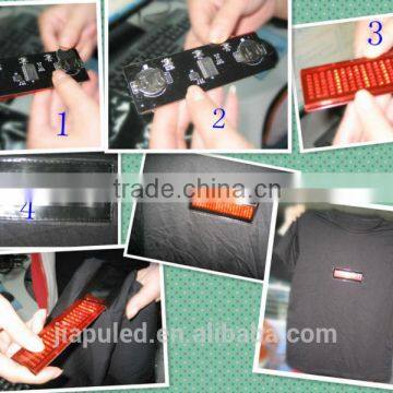 2015 Creative High Quality Scrolling Text Message Led T-shirt Panel With High Quality From Guangzhou photo-6
